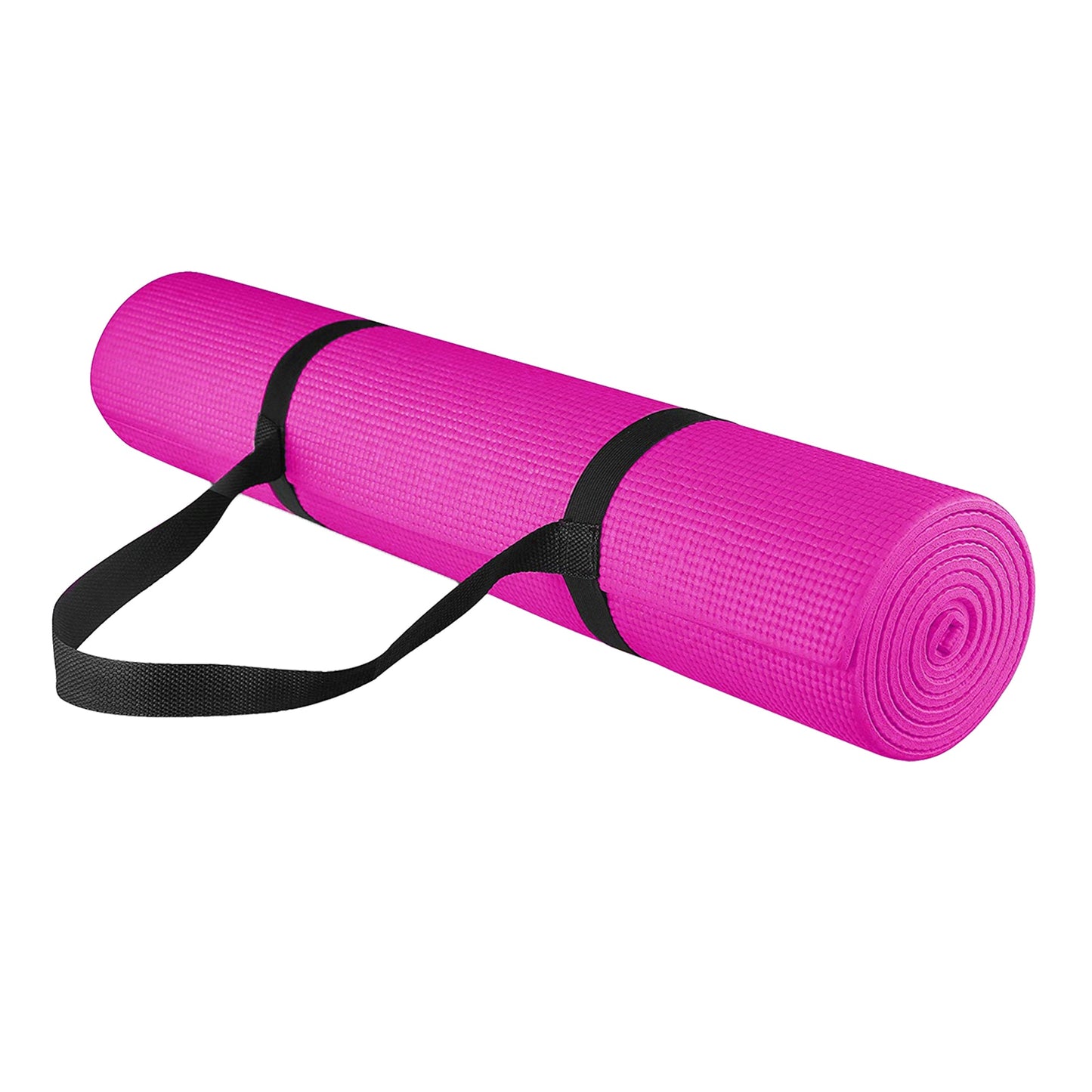 15mm Extra Thick NBR Foam Yoga Mat – Non‑Slip, Joint‑Protective, Eco‑Friendly Exercise & Pilates Mat with Carry Strap for Home Gym
