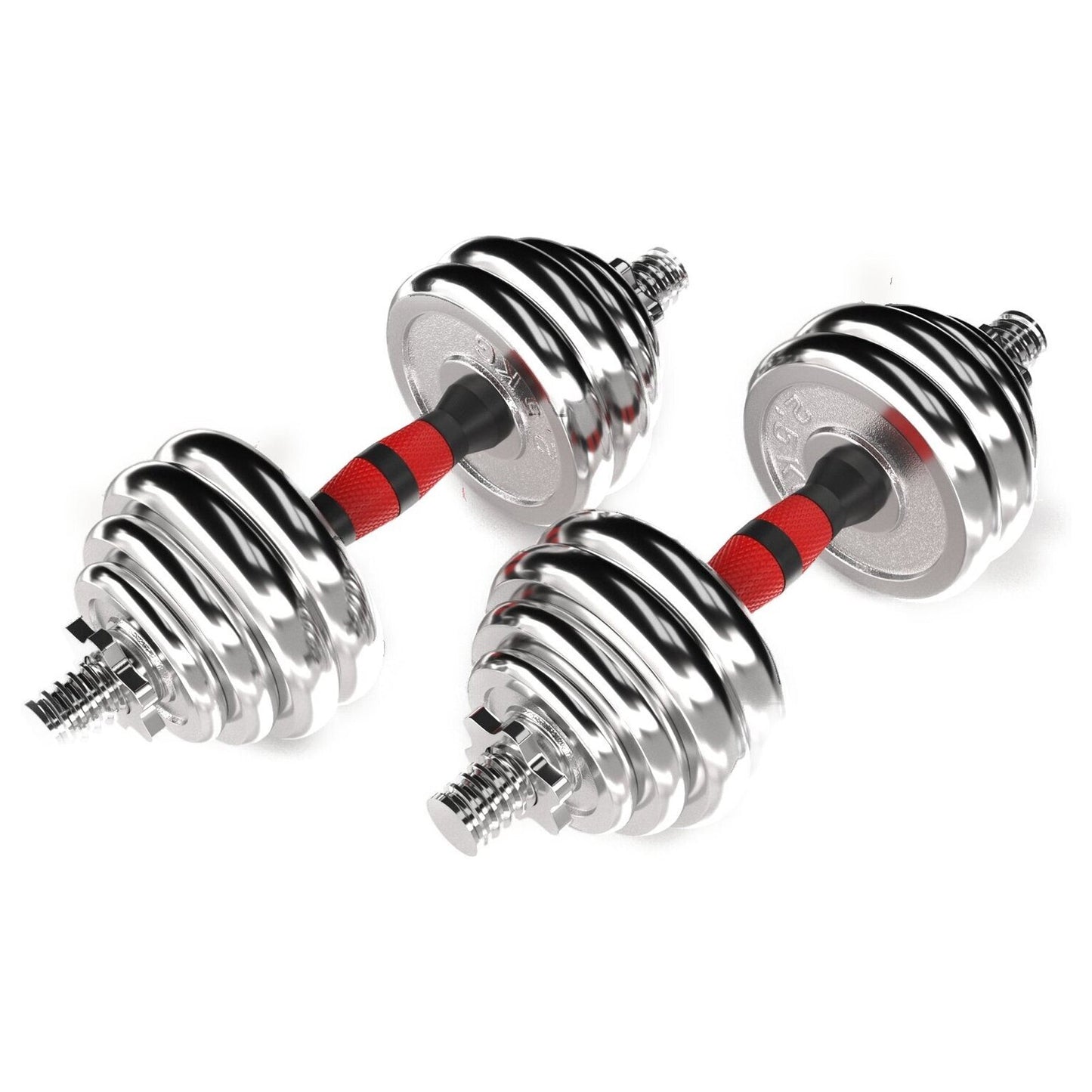 2-in-1 Steel Adjustable 20kg Dumbbell & Barbell Set – Durable Cast Iron Weights, Ideal for Strength Training and Home Gym Workouts