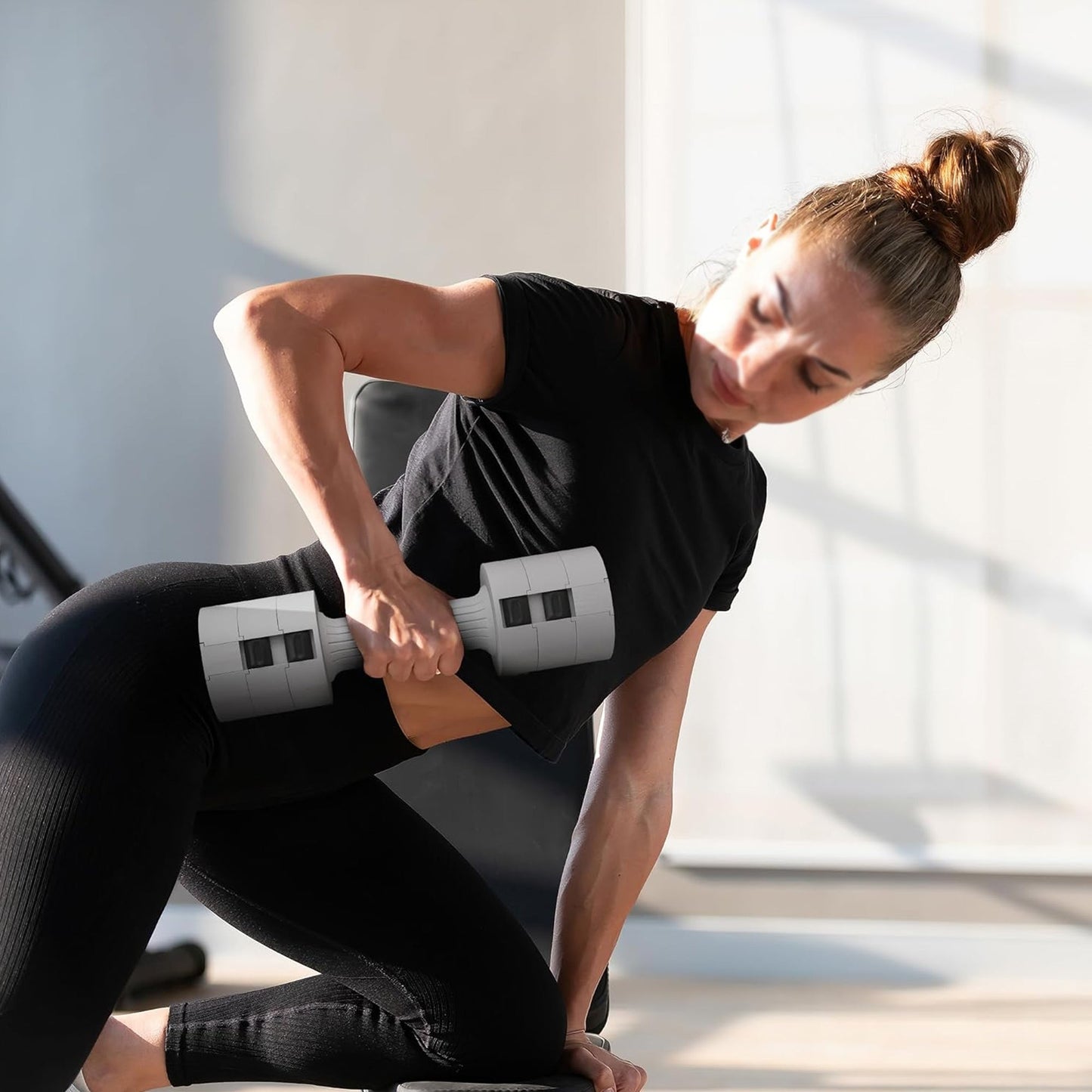 3 Increment Adjustable Dumbbells – Compact, space-saving weights with quick adjustments for all fitness levels. Ideal for full-body workouts at home.