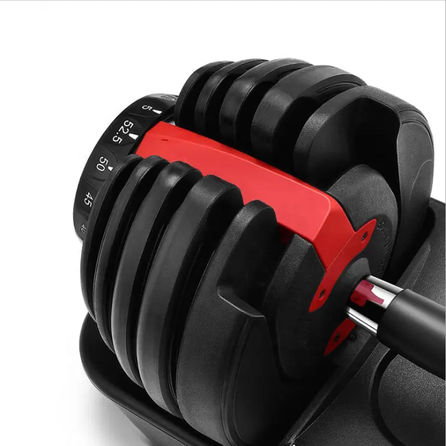 40kg (17-in-1) Adjustable Dumbbell with Smart Dial | Compact Adjustable Weight System for Home Gym | Heavy-Duty Strength Training | Optional Bench & Stand