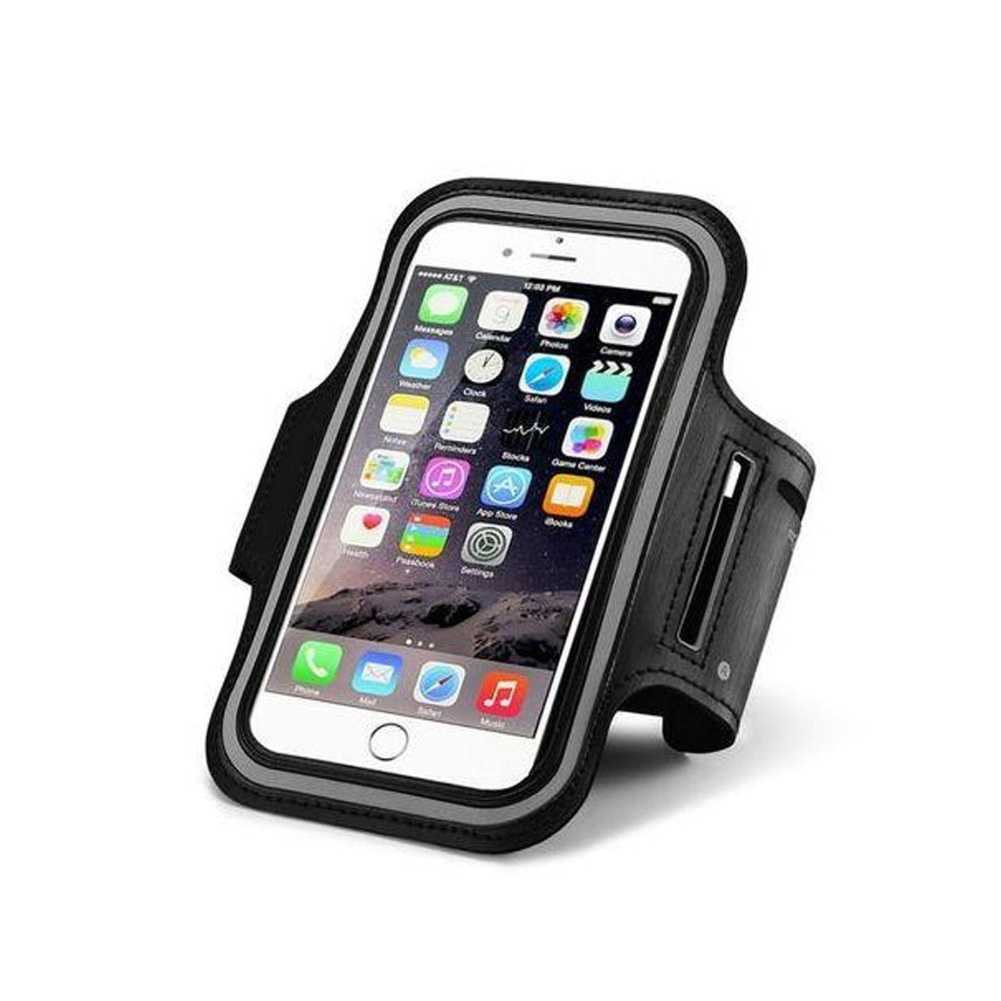 Waterproof Sports Armband Phone Holder with Reflective Strip – Secure, Sweat-Resistant Fit for Running, Gym, Cycling & Outdoor Workouts (Fits up to 7.0")