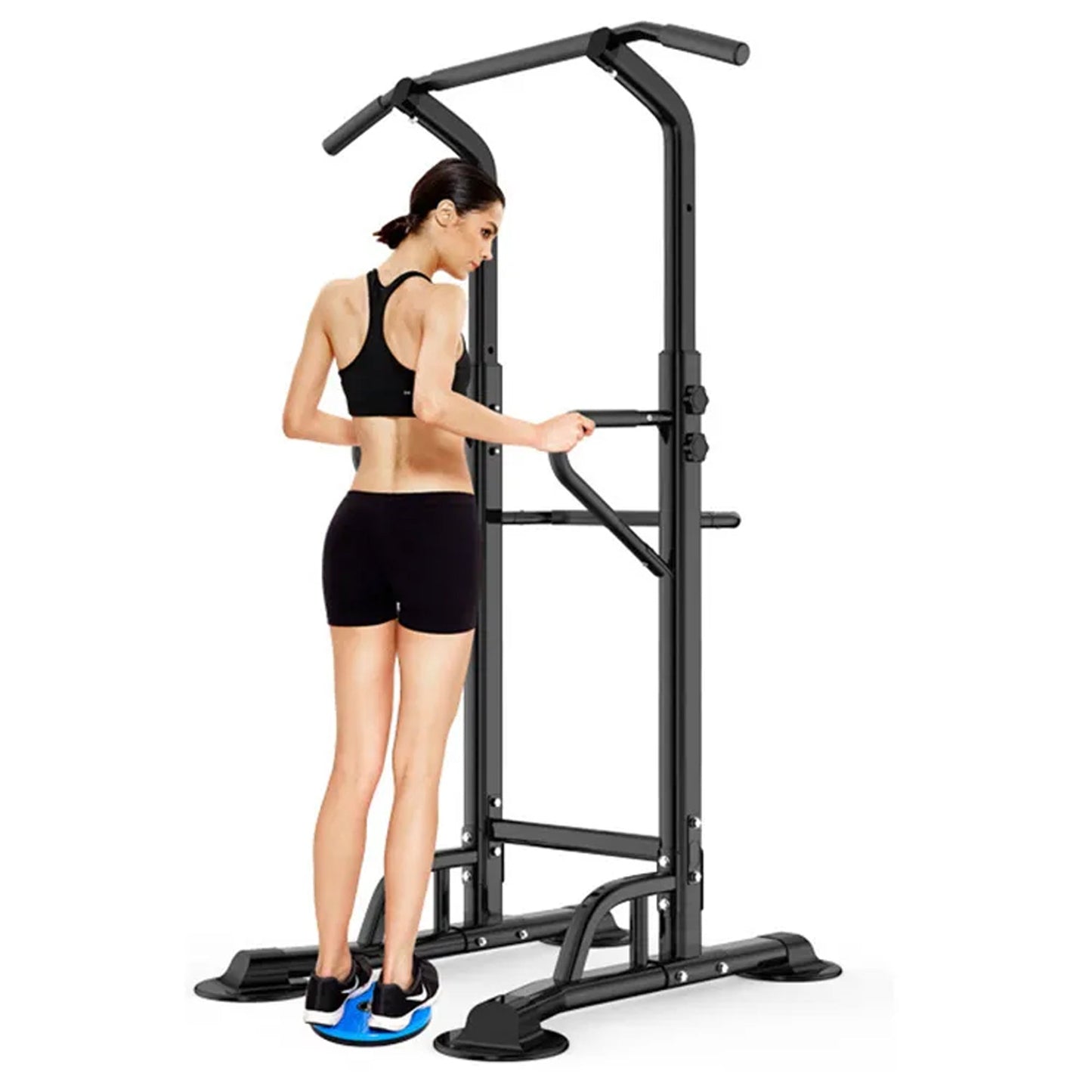 All-in-One Power Tower for Home Workouts – Multi-Use Pull-Up & Dip Station for Full-Body Strength Training, Core Work, and Upper Body Conditioning