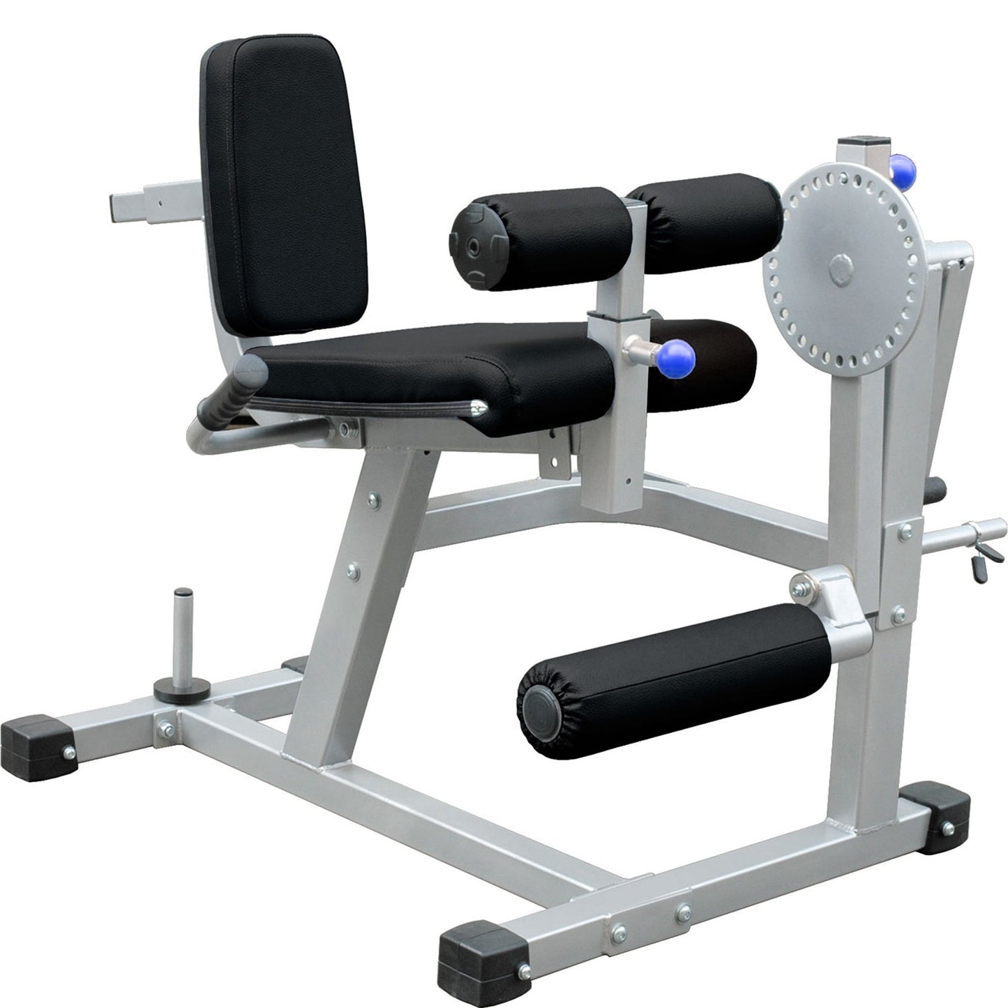 Adjustable Seated Leg Extension & Curl Machine – Heavy-Duty Steel Frame for Quad & Hamstring Workouts | Compact Strength Trainer for Home Gym (Optional Weights)