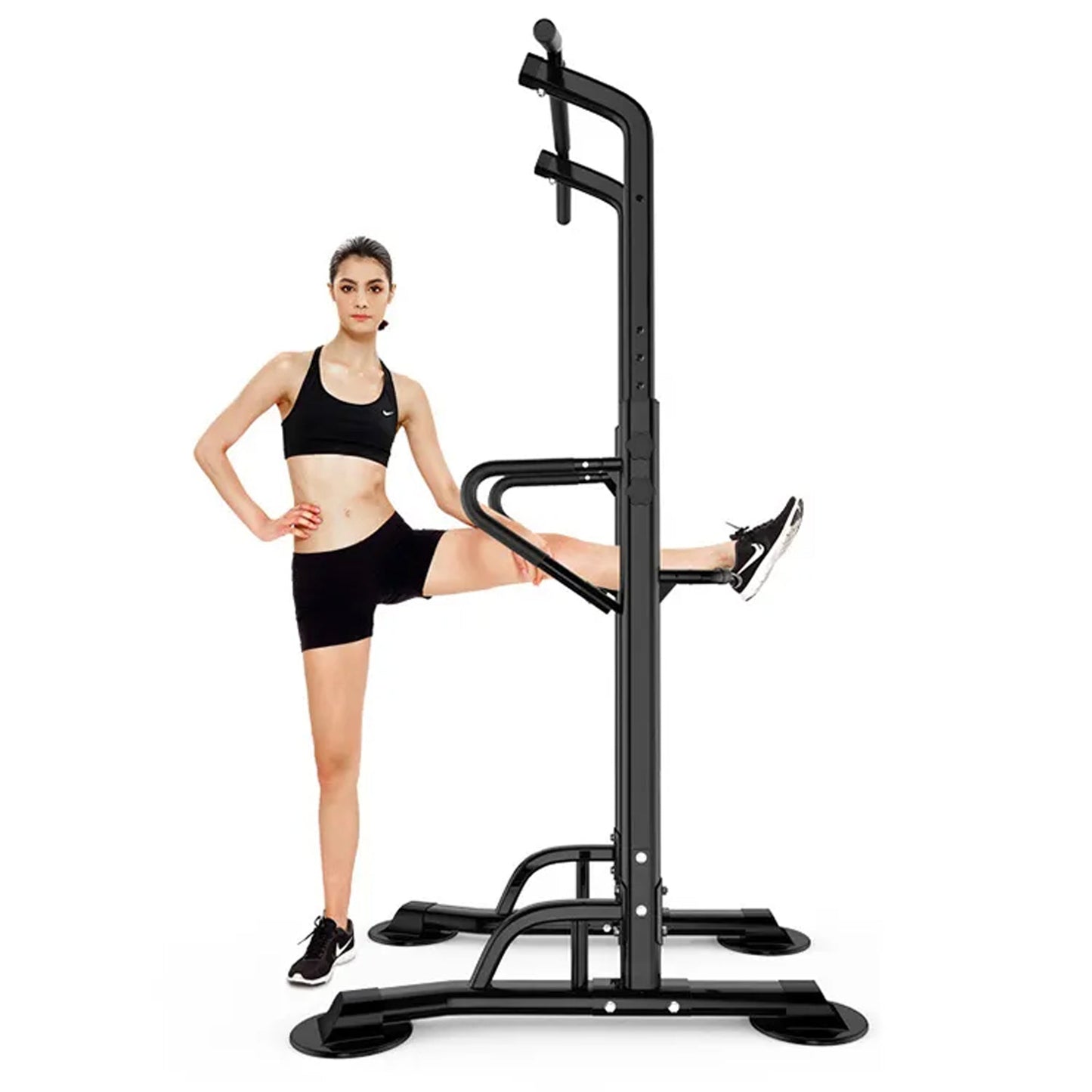 All-in-One Power Tower for Home Workouts – Multi-Use Pull-Up & Dip Station for Full-Body Strength Training, Core Work, and Upper Body Conditioning