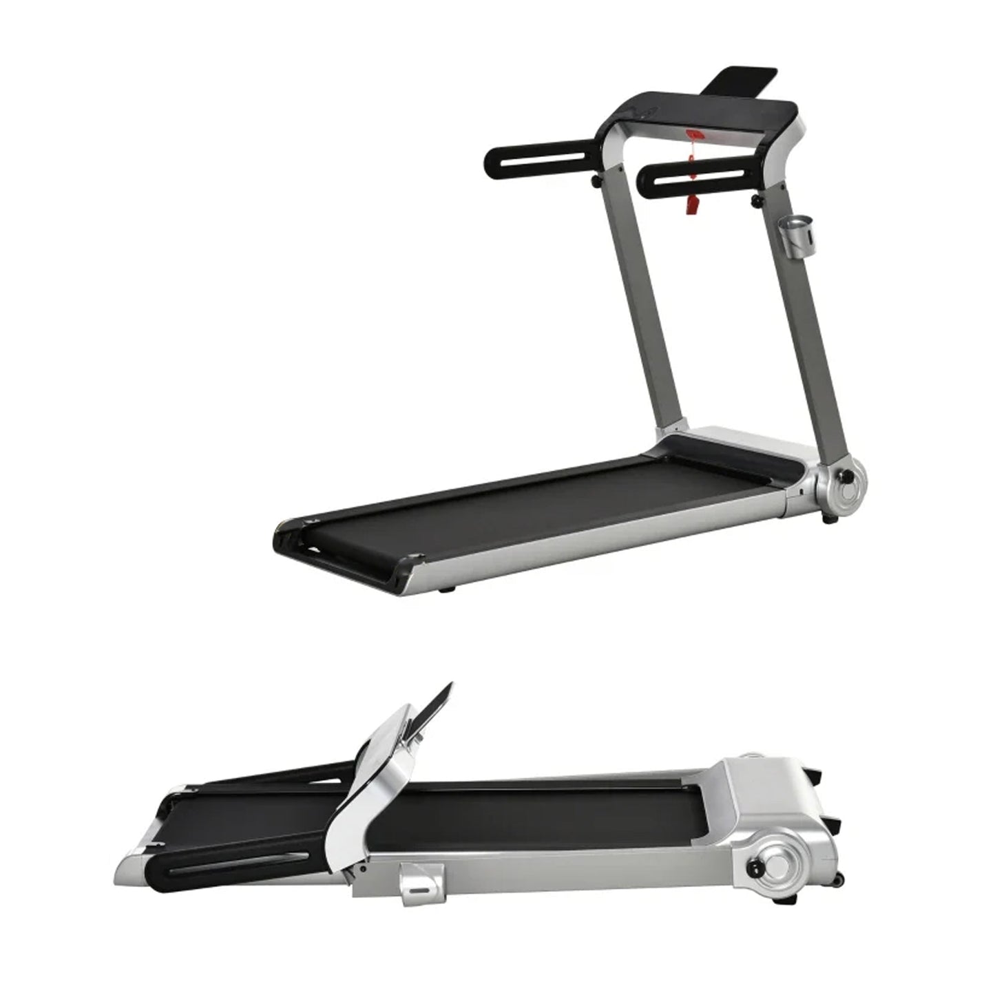 Heavy Duty Folding Treadmill – 14 km/h Folding Walking Pad, Shock‑Absorbing, LED Display for Home Gym & Office
