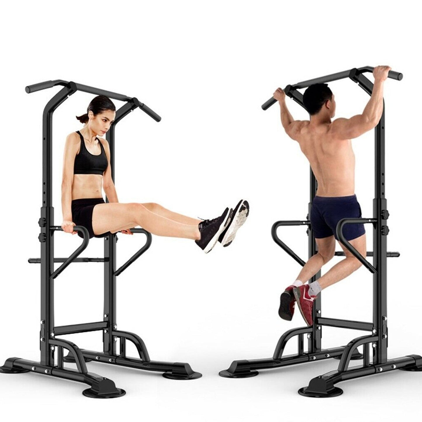 All-in-One Power Tower for Home Workouts – Multi-Use Pull-Up & Dip Station for Full-Body Strength Training, Core Work, and Upper Body Conditioning