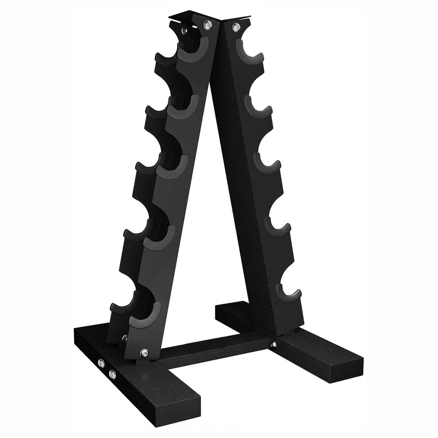 Compact Neoprene Dumbbell Tree Rack – 3-Tier & 5-Tier Vertical Weight Stand for Space-Saving, Stable Storage in Home & Commercial Gyms