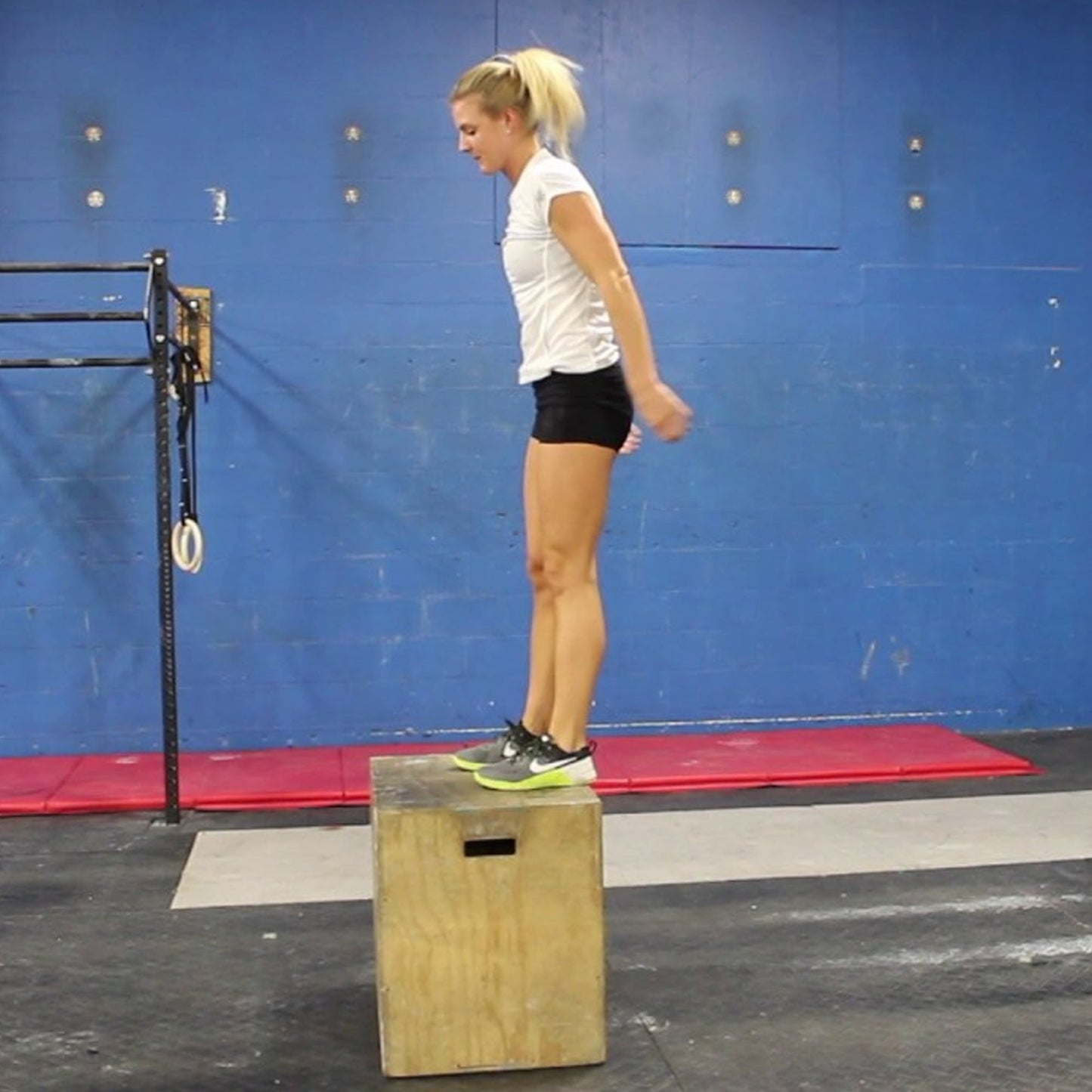 Multi Height 3-in-1 Wooden Plyo Jump Box, Anti‑Slip Texture, Plyometric Jump Box for Strength, Agility, and Home or Gym Training