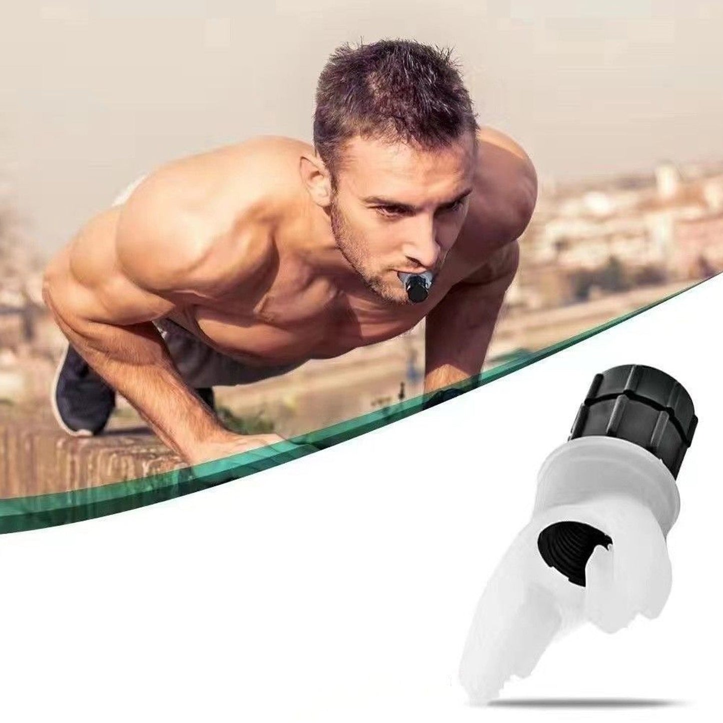 Portable Breath Trainer | Medical Grade Silicone & ABS | Adjustable Resistance Lung Exerciser for Stamina, Respiratory Therapy & Mucus Clearing | Compact Home & Travel Device