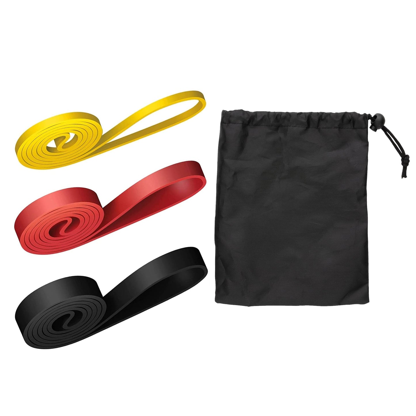 Enhanced Training with 5-Level Resistance Bands – Ideal for Pull-Ups, Strength Workouts, Powerlifting, Stretching & Rehab for Men & Women