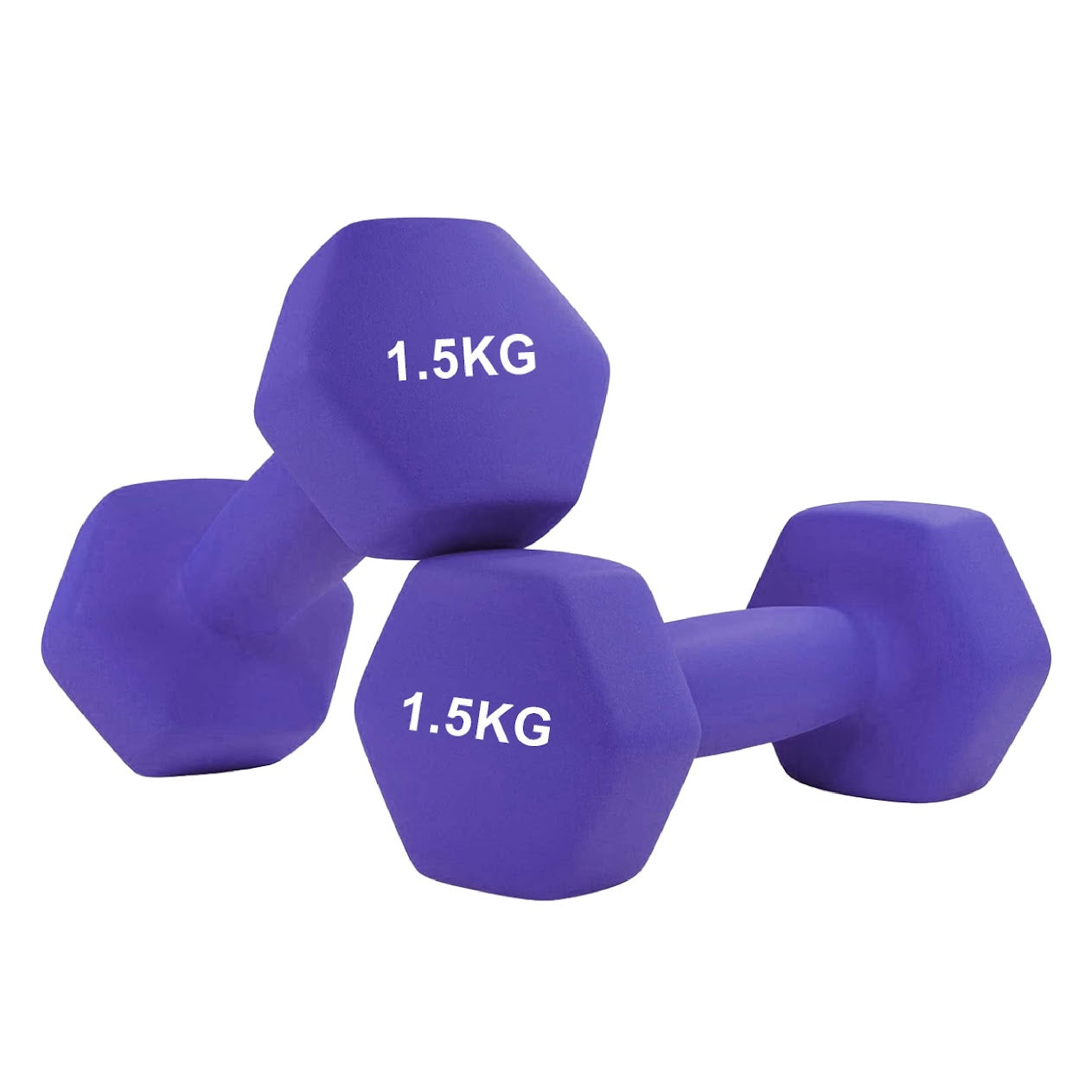 Neoprene Hex Dumbbells – Non-Slip Anti Roll Weights with Soft Grip | Available in Singles, Pairs & Full Sets | Ideal for Home Workouts & Gym Training