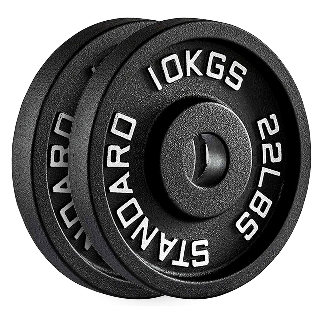Durable Cast Iron Weight Plates for Home & Commercial Gyms – Standard 2" Hole for Olympic Barbells, Compact Design for Powerlifting, Bodybuilding & Full-Body Strength Training