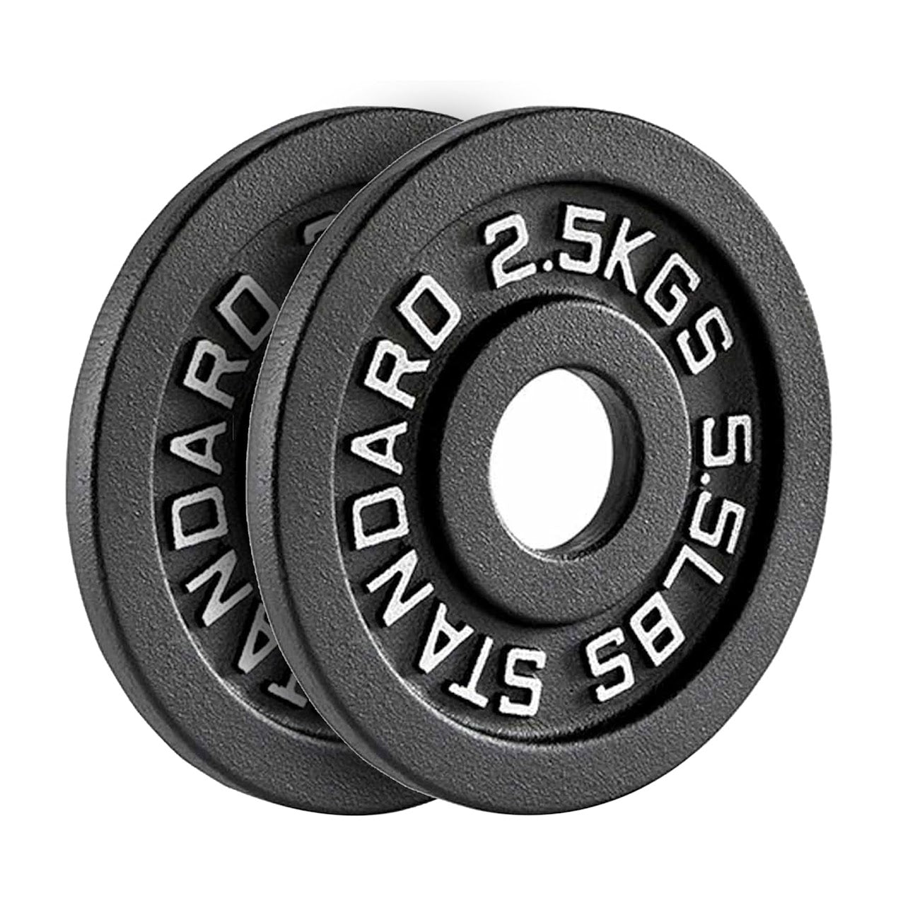 Durable Cast Iron Weight Plates for Home & Commercial Gyms – Standard 2" Hole for Olympic Barbells, Compact Design for Powerlifting, Bodybuilding & Full-Body Strength Training