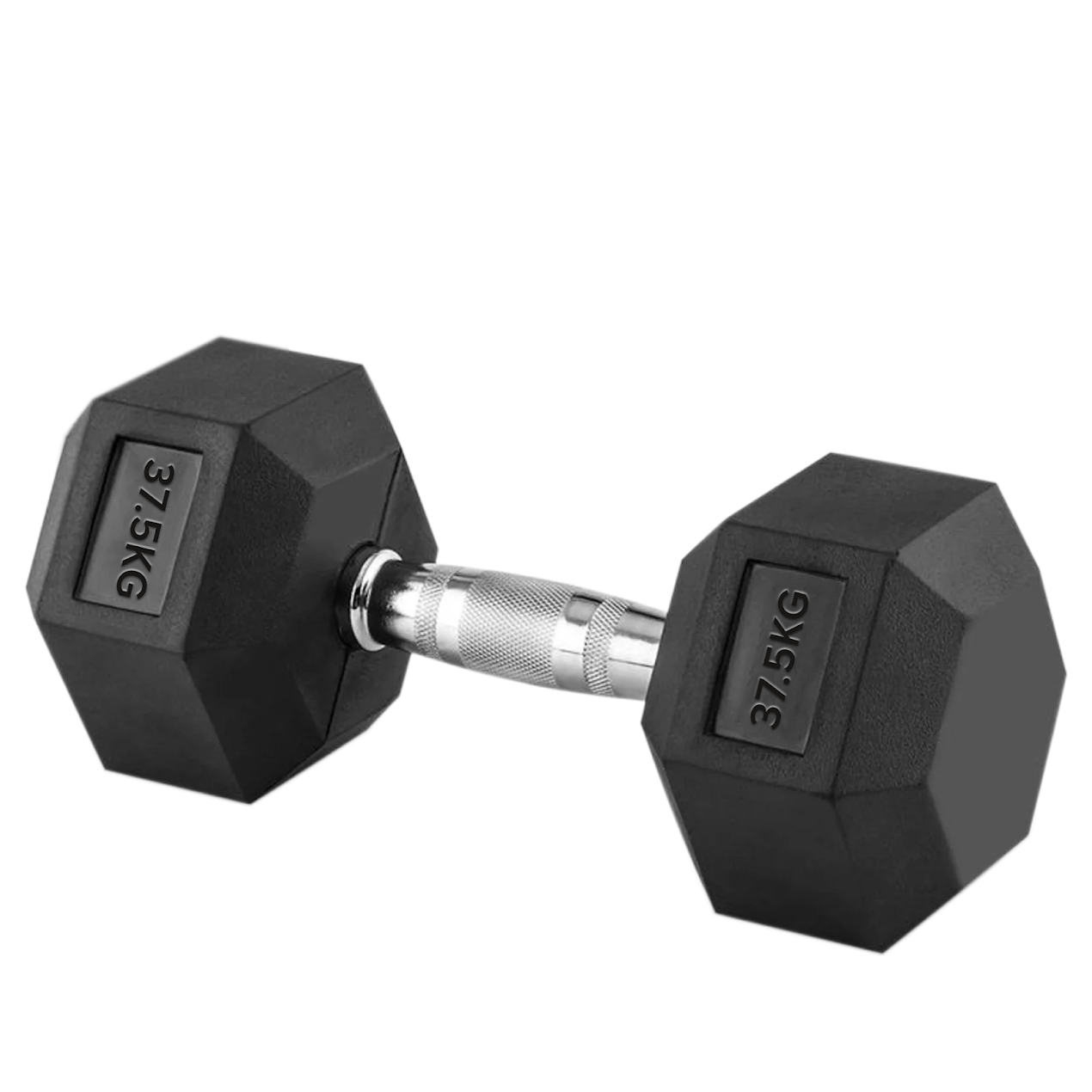 Hex Dumbbells 2.5kg–60kg Pairs & Sets – Rubber-Coated Anti-Roll Weights with Knurled Steel Grip – Strength Training Dumbbell Set for Home Gym or Studio