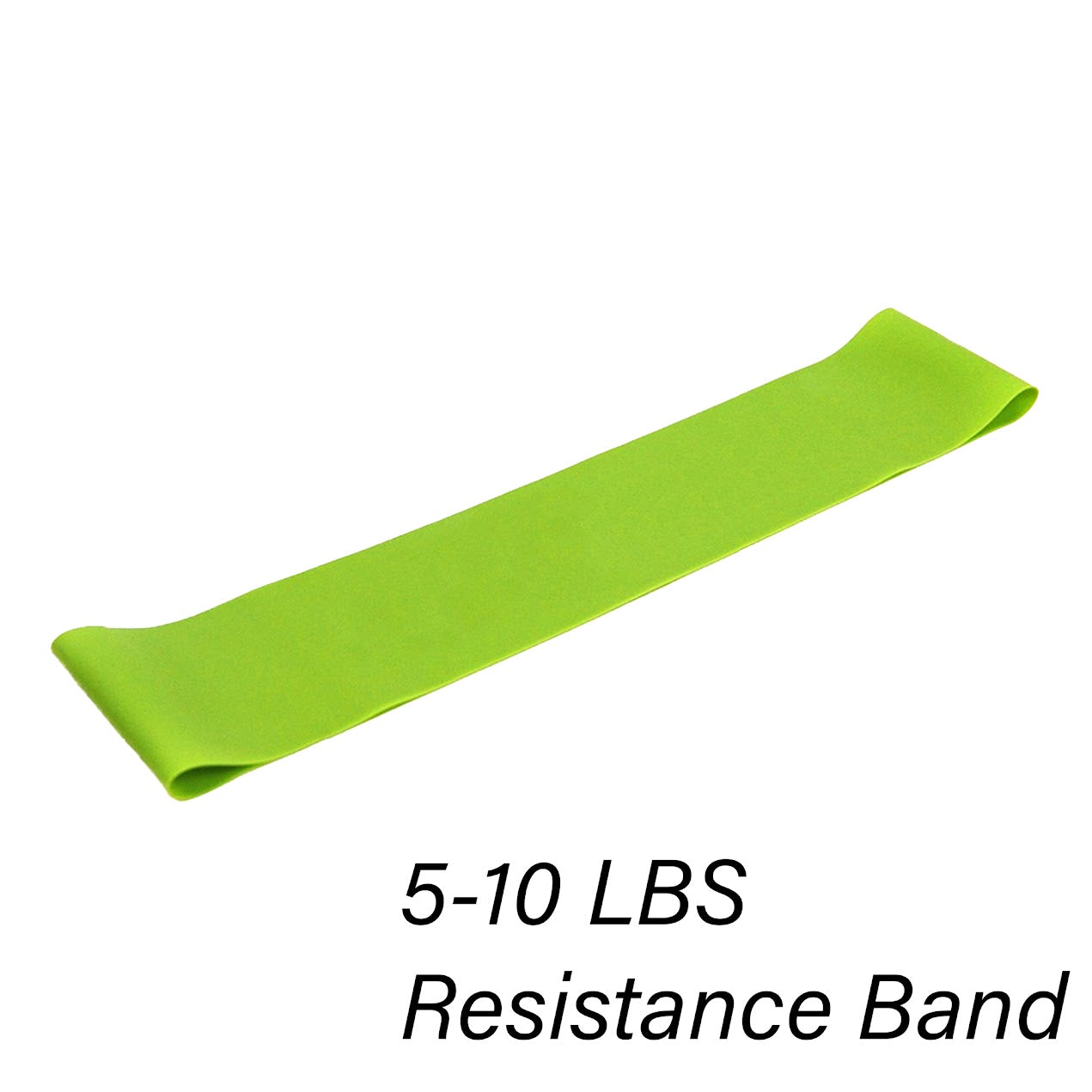 5‑Level Natural Latex Light Loop Resistance Band Set – Non‑Slip, Anti‑Roll, Portable for Home Fitness, Yoga & Strength