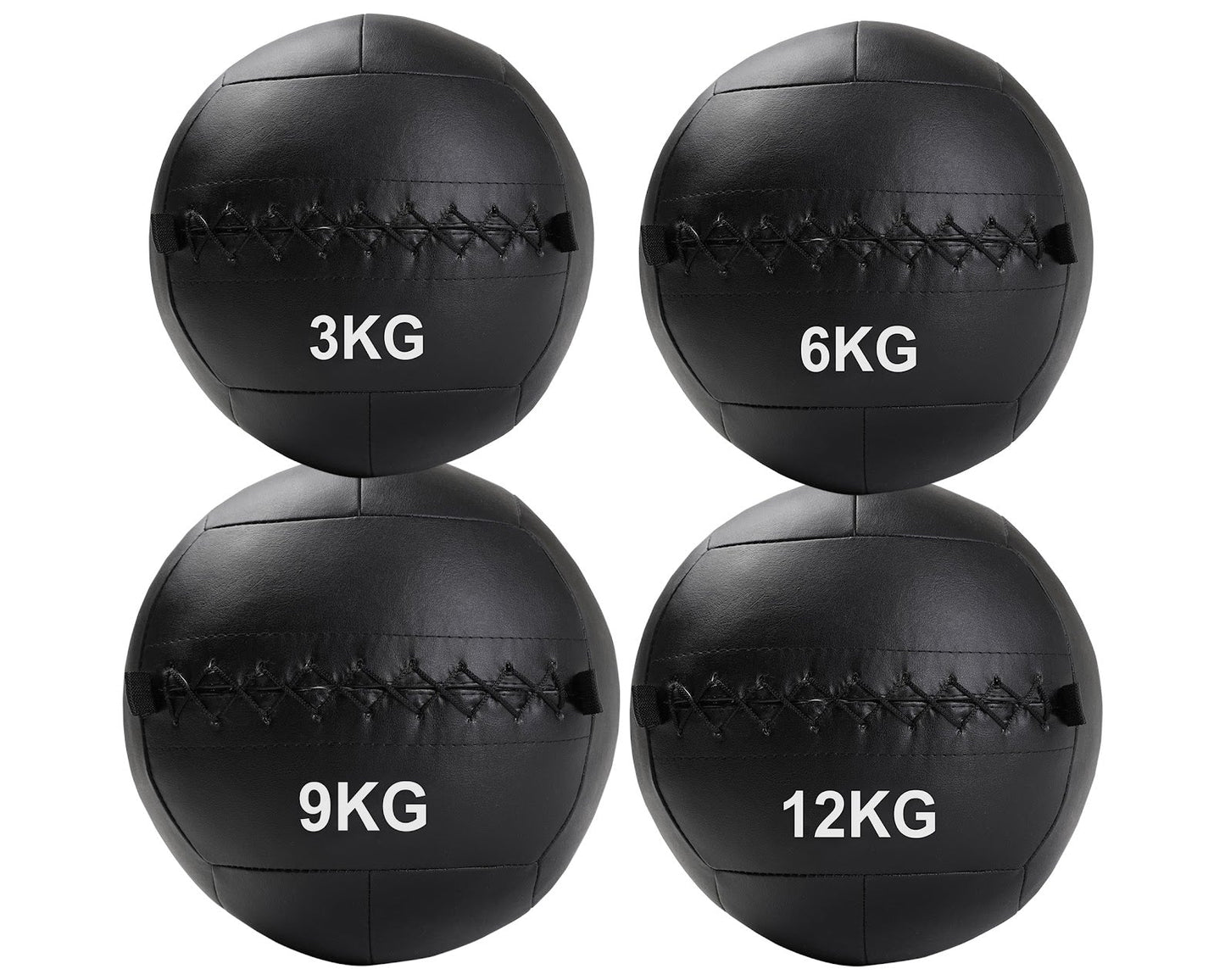 High Quality Wall Balls for Full Body Conditioning | Multiple Weights (3kg–12kg) | Durable, No-Bounce Design | Ideal for Home Gyms, CrossFit & Strength Training