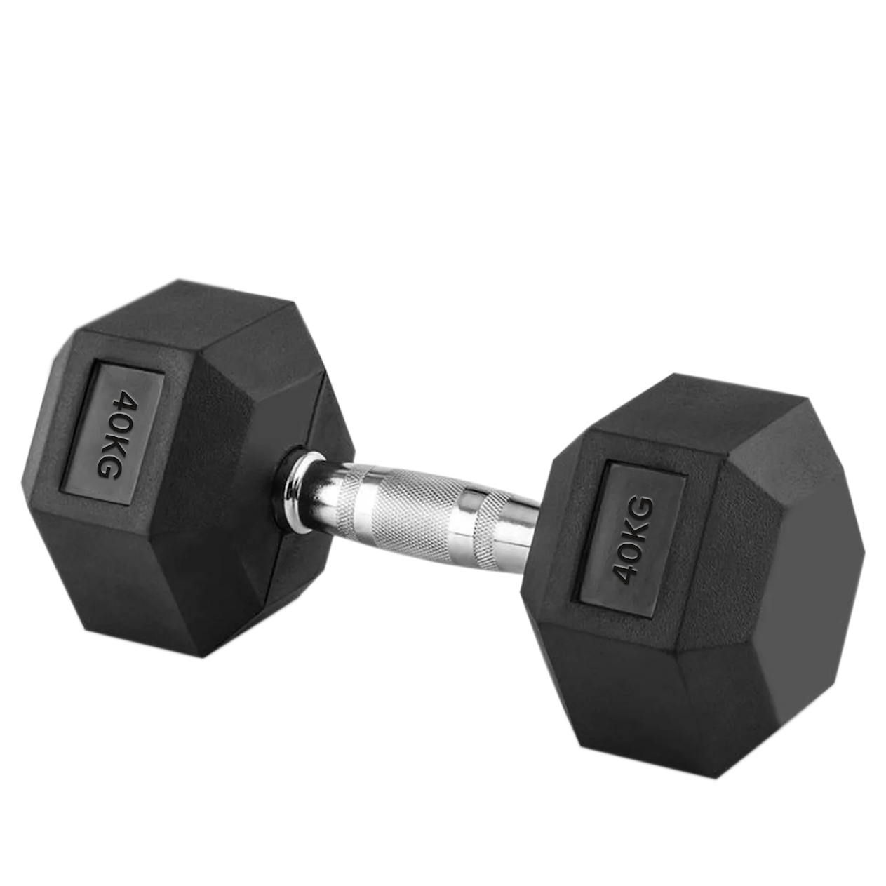 Hex Dumbbells 2.5kg–60kg Pairs & Sets – Rubber-Coated Anti-Roll Weights with Knurled Steel Grip – Strength Training Dumbbell Set for Home Gym or Studio
