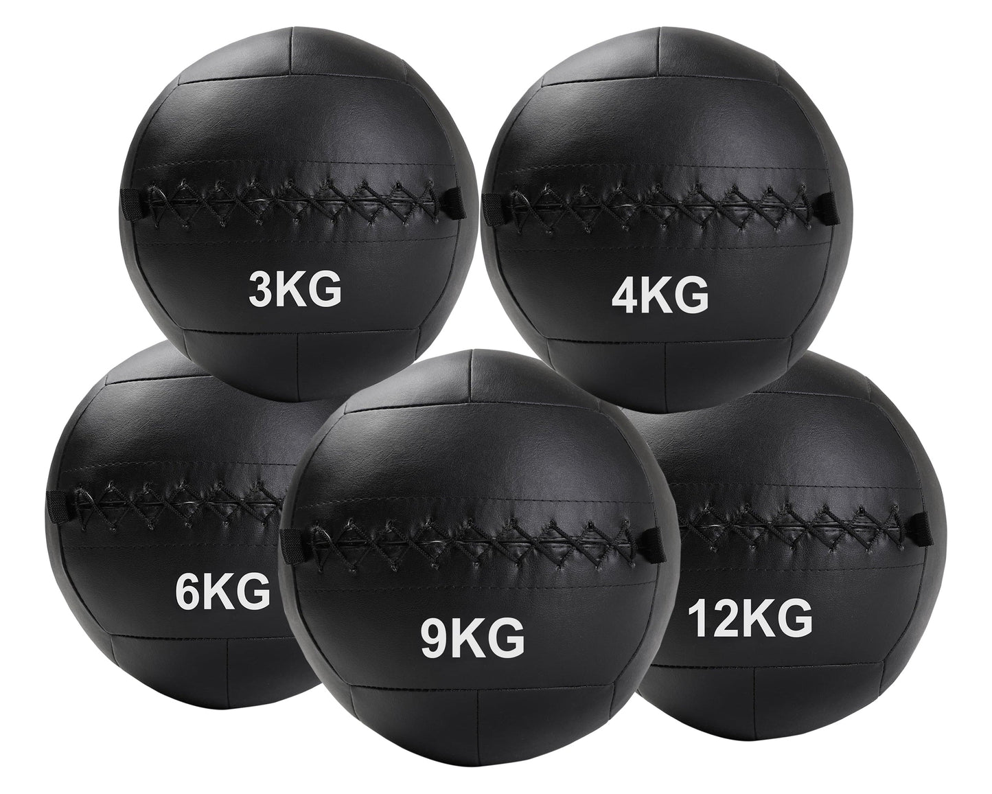 High Quality Wall Balls for Full Body Conditioning | Multiple Weights (3kg–12kg) | Durable, No-Bounce Design | Ideal for Home Gyms, CrossFit & Strength Training