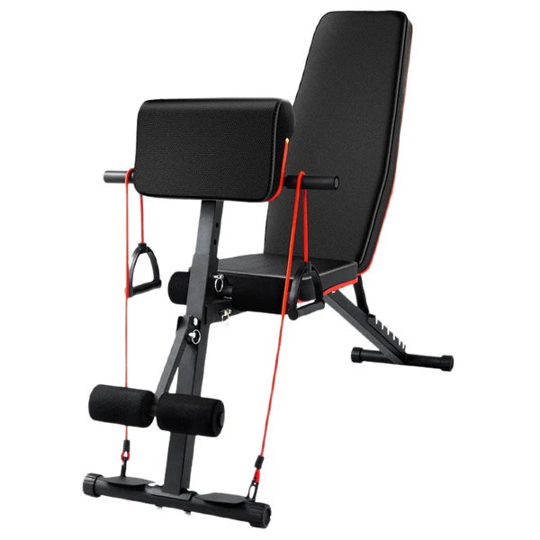 Heavy Duty Adjustable Weight Bench – Foldable Steel Frame, 7-Position Incline/Decline, 320 kg Capacity for Compact Home Gym Strength Training