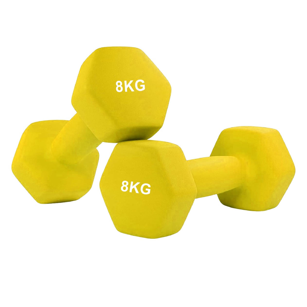 Neoprene Hex Dumbbells – Non-Slip Anti Roll Weights with Soft Grip | Available in Singles, Pairs & Full Sets | Ideal for Home Workouts & Gym Training