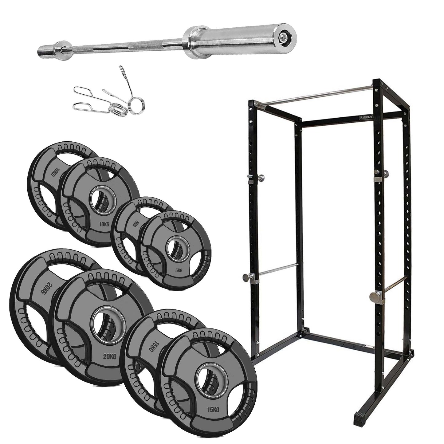 G100 Heavy Duty Power Rack | Adjustable Squat Cage with Pull Up Bar | Full-Body Strength Training Station for Home Gym Workouts – Durable & Versatile Design