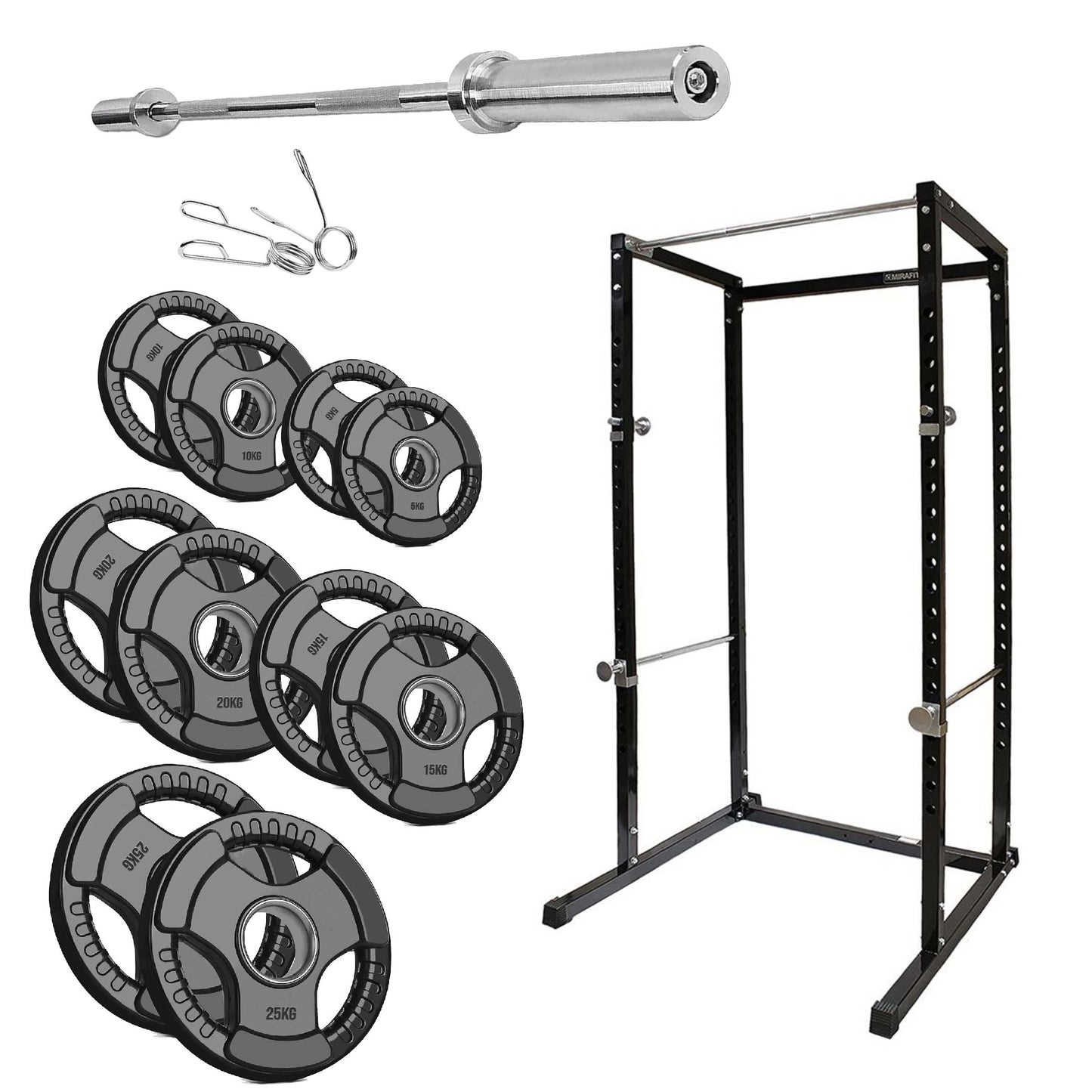 G100 Heavy Duty Power Rack | Adjustable Squat Cage with Pull Up Bar | Full-Body Strength Training Station for Home Gym Workouts – Durable & Versatile Design