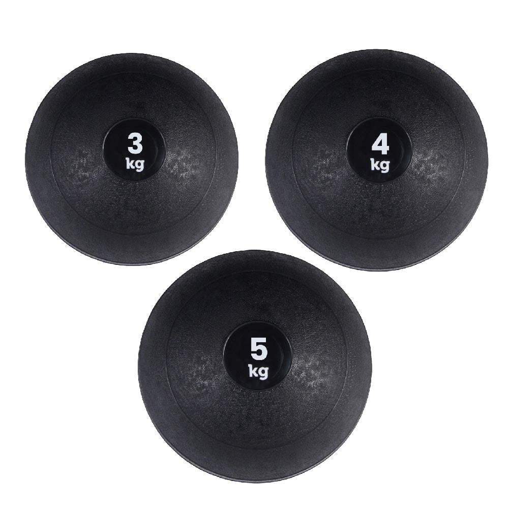 Heavy‑Duty No‑Bounce Slam Ball – Solid Rubber Weight, Anti‑Bounce Coating for Strength & Core Conditioning – Home Gym Fitness, 3–25 kg