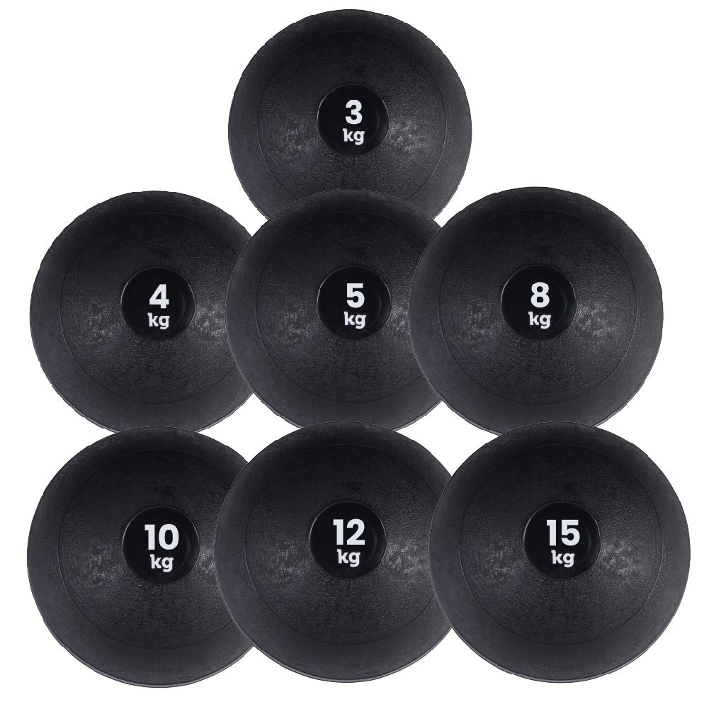 Heavy‑Duty No‑Bounce Slam Ball – Solid Rubber Weight, Anti‑Bounce Coating for Strength & Core Conditioning – Home Gym Fitness, 3–25 kg