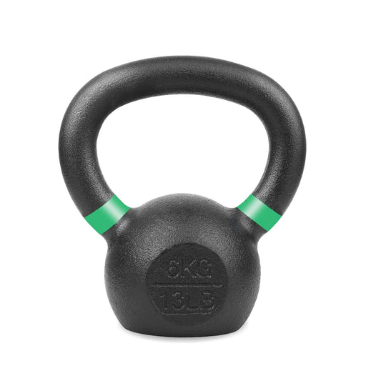 Heavy Duty Cast Iron Kettlebells – Durable Black Finish, Ergonomic Handle Strength Training Weights for Home Gym