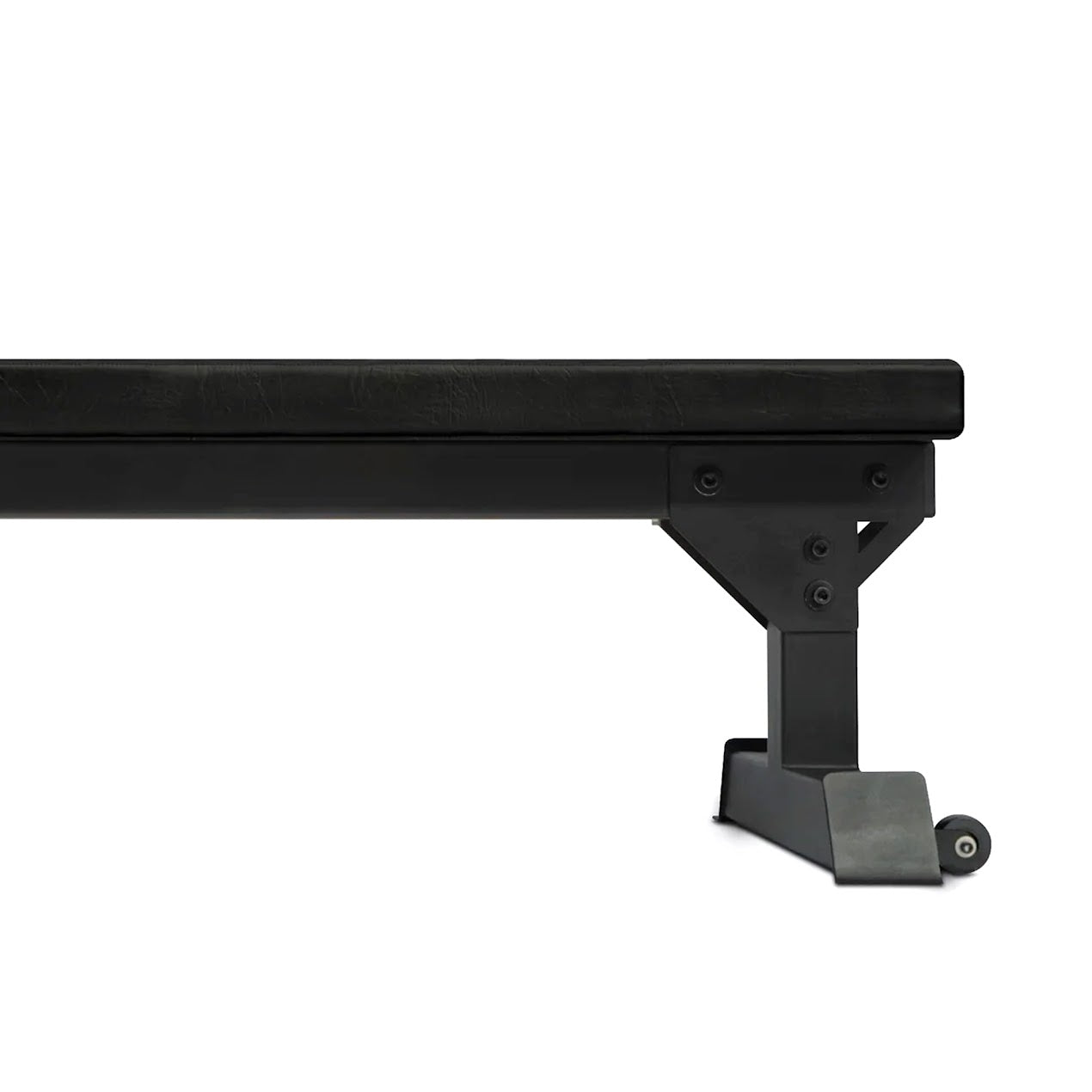 Flat Weight Bench with 300kg Capacity – Steel Frame, High Density Padding, Easy Move Wheels – Strength Training Bench for Home Gym & Garage Fitness Setups