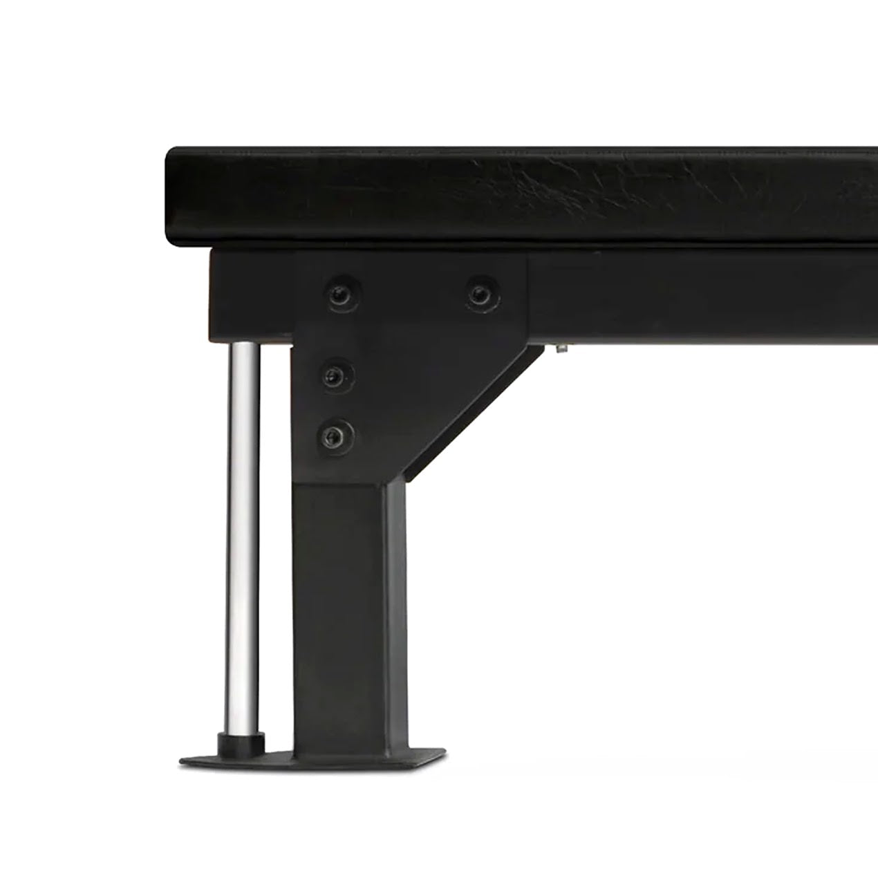 Flat Weight Bench with 300kg Capacity – Steel Frame, High Density Padding, Easy Move Wheels – Strength Training Bench for Home Gym & Garage Fitness Setups