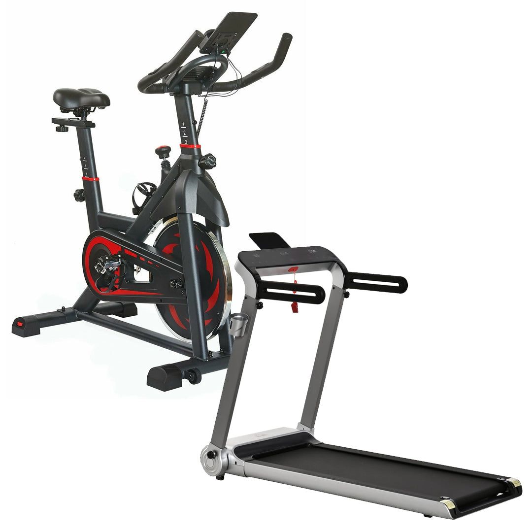 Heavy Duty Folding Treadmill – 14 km/h Folding Walking Pad, Shock‑Absorbing, LED Display for Home Gym & Office