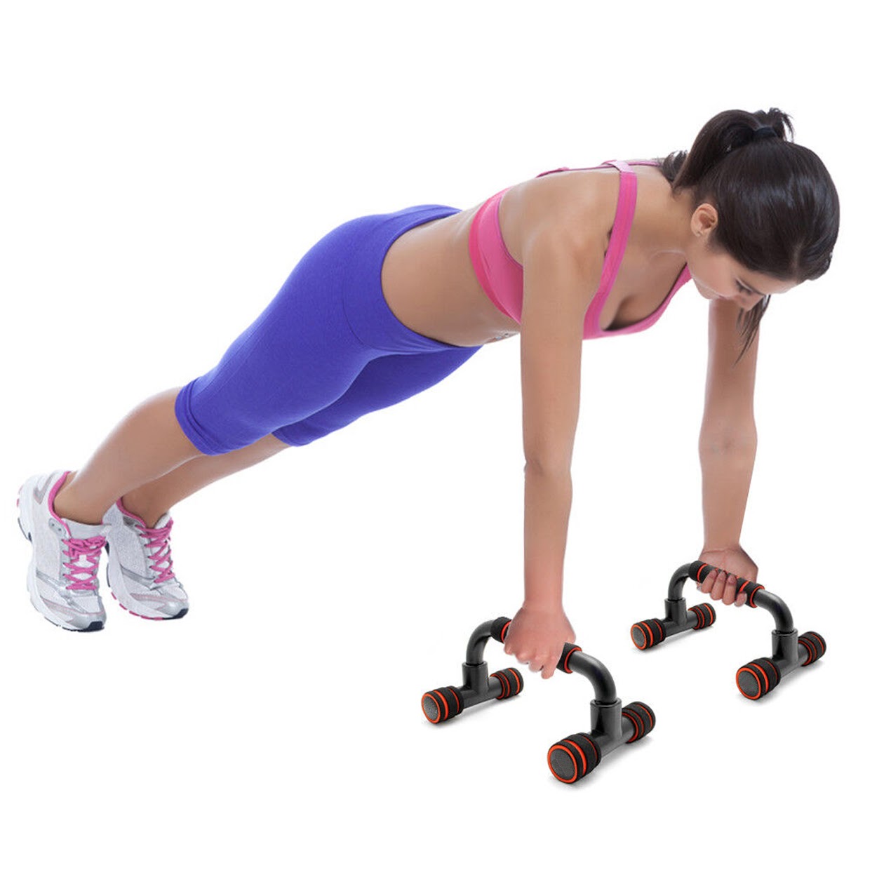 Heavy Duty Push Up Bars – Enhance Your Upper Body Workouts with Durable, Non-Slip Design to Build Chest, Shoulders & Strength, Improve Form, and Train Anywhere, Anytime!