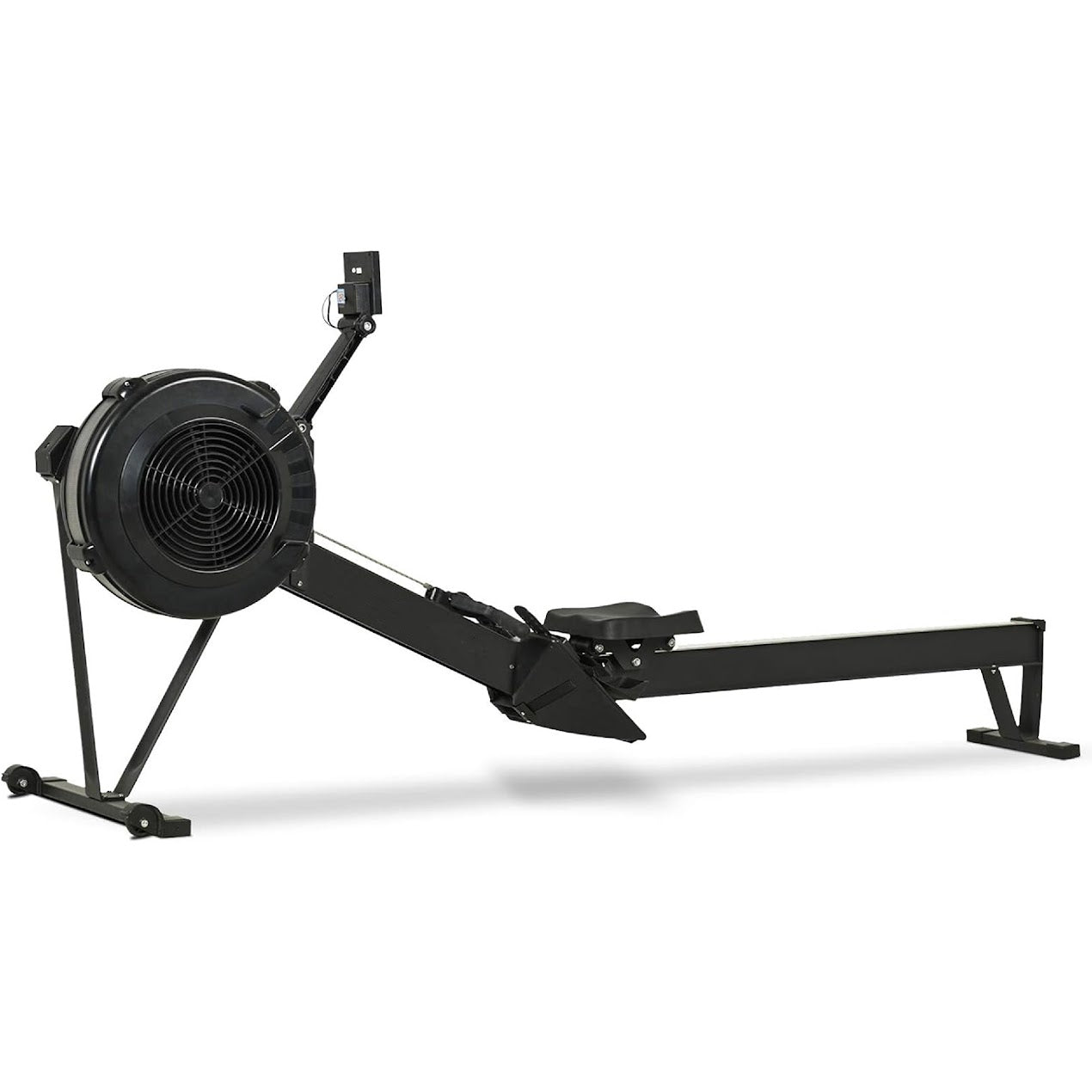 Adjustable Air‑Resistance Rowing Machine, Aluminum Frame & Silent Glide for Home Gym