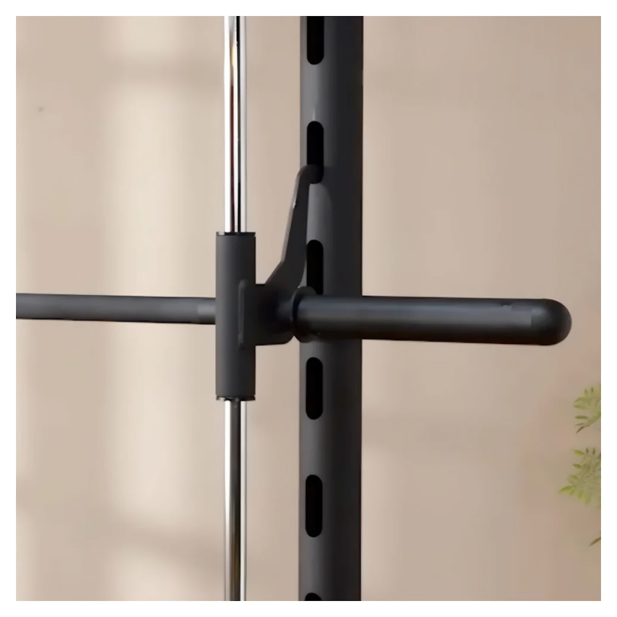 Multi-Functional Smith Machine Squat Rack with Pull-Up Bar – Full Body Strength Training Station for Home Gyms with Adjustable Bar and Heavy-Duty Steel Frame