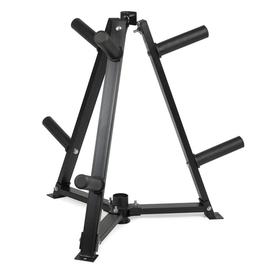 Vertical Steel Weight Plates & Dumbbell Storage Rack – Heavy‑Duty Powder‑Coated Steel, 300 kg Capacity, 6 Clamps – Space‑Saving Home Gym Organizer