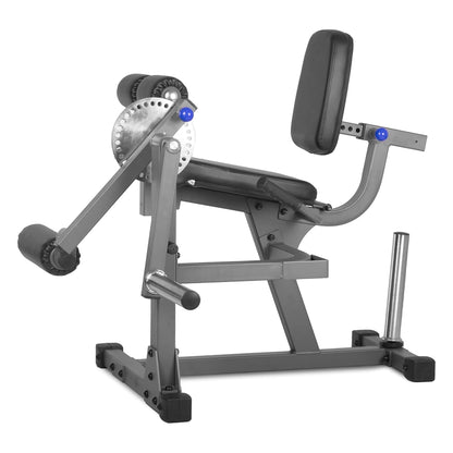 Adjustable Seated Leg Extension & Curl Machine – Heavy-Duty Steel Frame for Quad & Hamstring Workouts | Compact Strength Trainer for Home Gym (Optional Weights)
