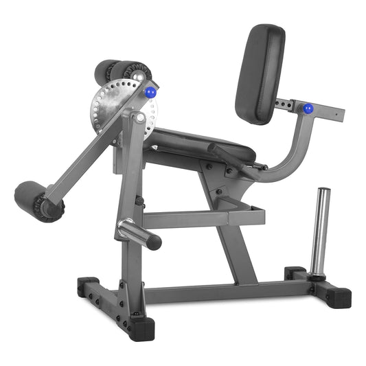 Adjustable Seated Leg Extension & Curl Machine – Heavy-Duty Steel Frame for Quad & Hamstring Workouts | Compact Strength Trainer for Home Gym (Optional Weights)