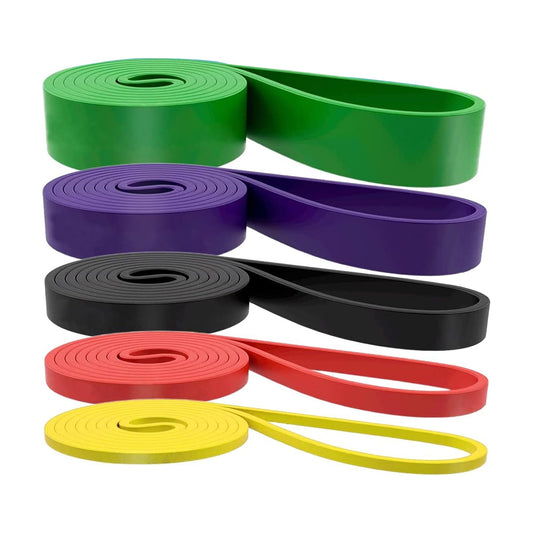 Enhanced Training with 5-Level Resistance Bands – Ideal for Pull-Ups, Strength Workouts, Powerlifting, Stretching & Rehab for Men & Women