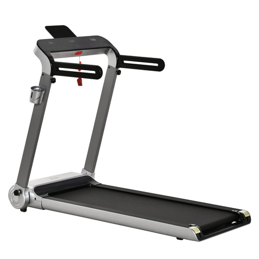 Heavy Duty Folding Treadmill – 14 km/h Folding Walking Pad, Shock‑Absorbing, LED Display for Home Gym & Office