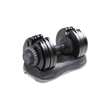 Adjustable Dumbbell Pair 5–32.5 kg – Ergonomic Grip, Rapid Weight Adjustment, Quiet Strength Training for Compact Home Gym Setups