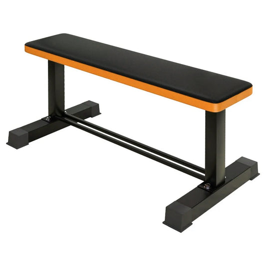 Maximize Your Home Workouts – Heavy Duty Flat Weight Bench with Dumbbell Rack | 500kg Capacity | Compact, Stable & Comfortable for Strength Training & Bench Press
