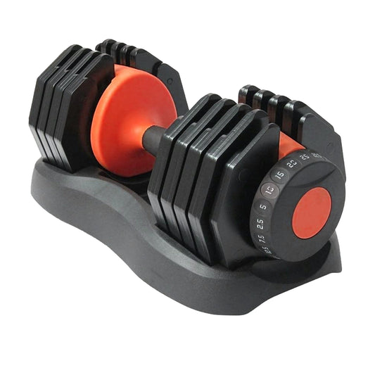 25kg Adjustable Dumbbell Set for Home – 10 Weights in 1 from 2.5kg to 25kg Each | Twist Dial System with Safety Lock | Space-Saving Strength Training Solution