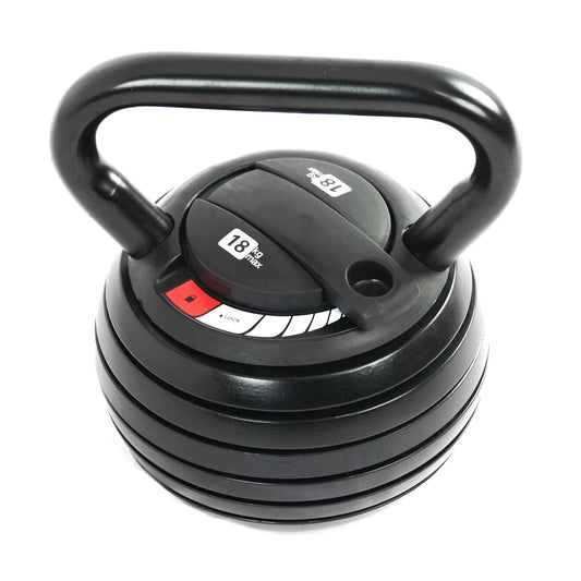 7-in-1 Adjustable Kettlebell Weight Set, 3.4kg–18kg – Heavy-Duty Quick Lock Kettle Bell for Full Body Strength & Fat Loss – Home Gym Fitness Equipment