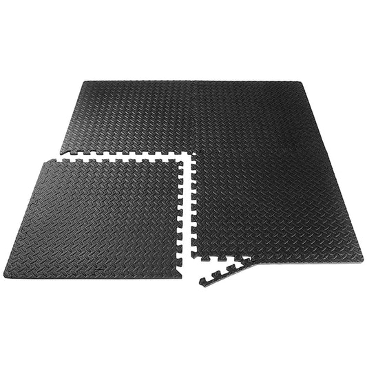 Heavy Duty 10mm Interlocking EVA Foam Puzzle Mats – Shock Absorbing, Non Slip Gym Flooring for Home Workouts, Studios, Garages & Play Areas