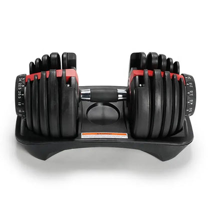 40kg (17-in-1) Adjustable Dumbbell with Smart Dial | Compact Adjustable Weight System for Home Gym | Heavy-Duty Strength Training | Optional Bench & Stand