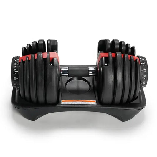 40kg (17-in-1) Adjustable Dumbbell with Smart Dial | Compact Adjustable Weight System for Home Gym | Heavy-Duty Strength Training | Optional Bench & Stand