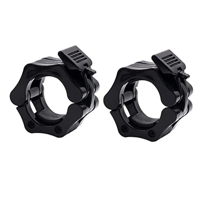 Secure & Durable Olympic Barbell Clips – Quick Lock 2-Inch Bar Collars for Safe Lifting, Heavy Duty ABS, Pro-Grade, Portable, Ideal for All Strength Training
