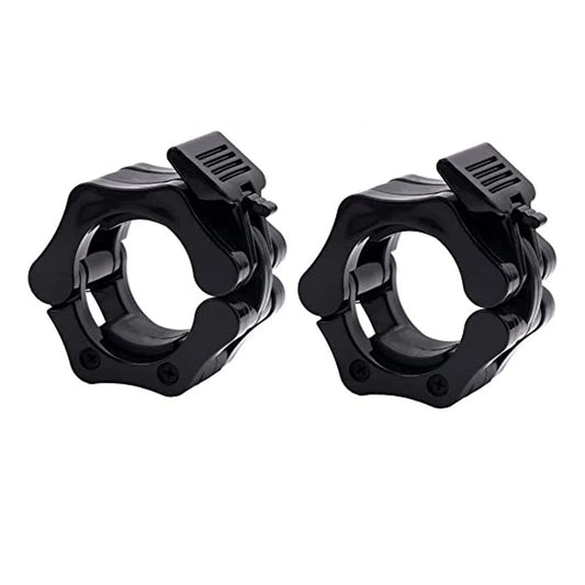 Secure & Durable Olympic Barbell Clips – Quick Lock 2-Inch Bar Collars for Safe Lifting, Heavy Duty ABS, Pro-Grade, Portable, Ideal for All Strength Training