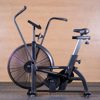 Heavy Duty Air Resistance Assault Bike – Steel Frame Fan Bike with LCD Display for Full‑Body HIIT & Endurance Training | Compact Home Gym Gear